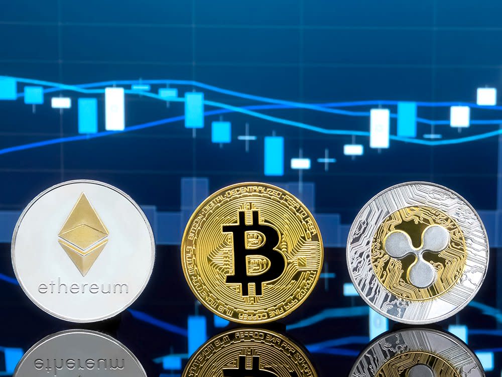 Bitcoin Ethereum Ripple market